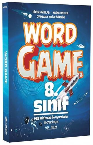 Panem Yayınları 8. Sınıf İngilizce Game Word Kelime Testleri Ercan Şim