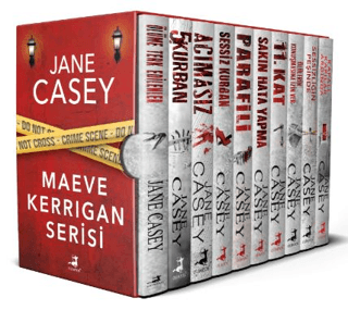 Jane Casey Maeve Kerrigan Serisi Tüm Kitaplar - Kutulu Set Jane Casey