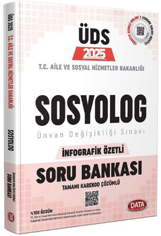 Data Yayınları 2025 T.C. Aile ve Sosyal Hizmetler Bakanlığı ÜDS SOSYOLOG Soru Bankası