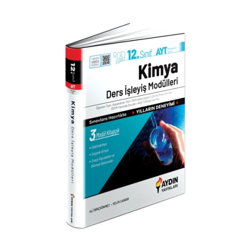 Aydın Yayınları 12. Sınıf Aydın Kimya Ders İşleyiş Modülleri