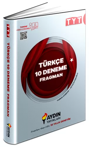 Aydın Yayınları TYT Türkçe Fragman 10 Deneme Video Çözümlü Yunus Coşku