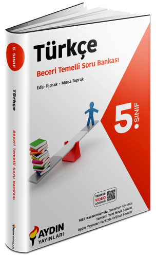 Aydın Yayınları 5. Sınıf Türkçe Beceri Temelli Soru Bankası Edip Topra