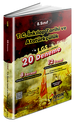 Aydın Yayınları 8. Sınıf LGS T.C İnkılap Tarihi ve Atatürkçülük 20 Den