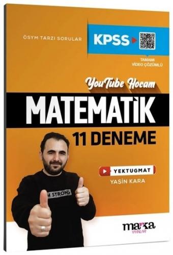 Marka Yayınları KPSS Matematik YouTube Hocam 11 Deneme Video Çözümlü Y