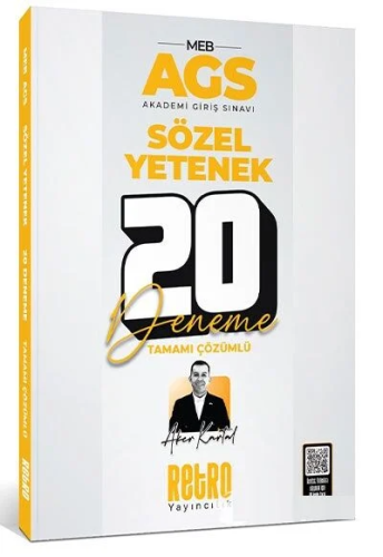- Retro Yayıncılık - Retro Yayıncılık 2025 MEB-AGS Sözel Yetenek 20 De