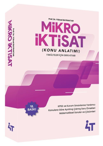 KPSS A Kitapları,Konu Anlatımlı, - 4T Yayınları - 4T Yayınları Mikro İ