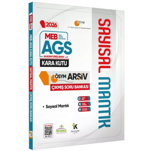 - Karakutu Yayınları - Kara Kuru Yayınları 2026 MEB-AGS SAYISAL MANTIK
