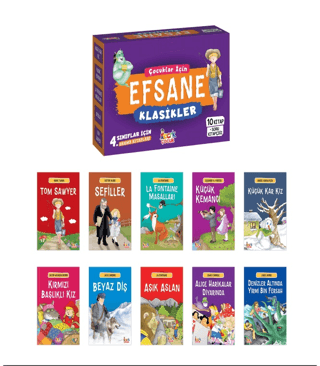 Çocuklar İçin Efsane Klasikler – (10 Kitap + Soru Kitapçığı) Kolektif