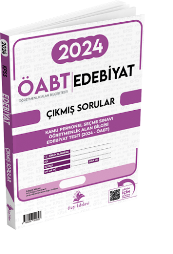 Dizgi Kitap Yayınları MEB AGS ÖABT Edebiyat Video Çözümlü 2024 Sınavı Tek Fasikül Orijinal Çıkmış Sorular