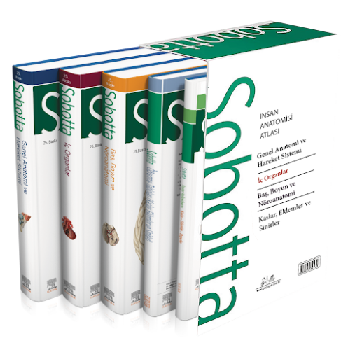 Sobotta İnsan Anatomisi Atlası Seti 5 Cilt