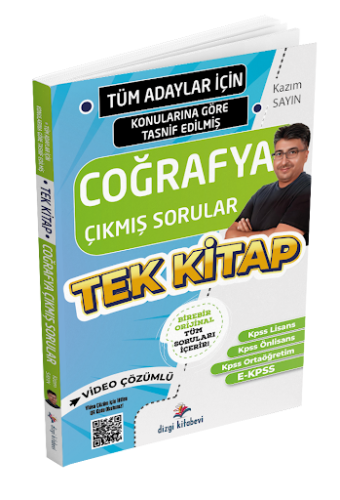 Dizgi Kitap Yayınları Tüm Adaylar İçin Tüm Sınavlar Coğrafya Çıkmış Soru Külliyatı