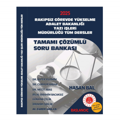 Rakipsiz Uzem  GYS Adalet Bakanlığı Görevde Yükselme Yazı İşleri Müdürlüğü Rakipsiz Soru Bankası