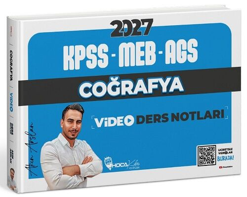 Hoca Kafası Yayınları 2027 KPSS MEB-AGS Coğrafya Video Ders Notları