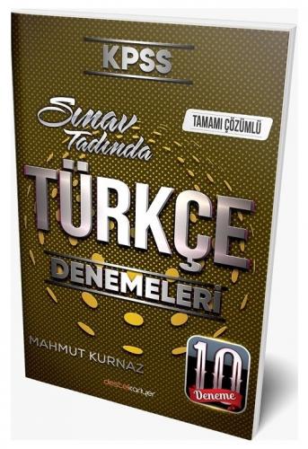 Destek Kariyer Yayınları KPSS Türkçe Çözümlü 10 Deneme Mahmut Kurnaz