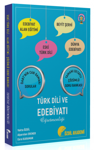 Özdil Akademi ÖABT Türk Dili ve Edebiyatı Eski Türk Dili Alan Eğitimi 