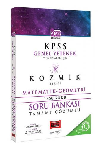 Yargı Yayınları 2022 KPSS Tüm Adaylar İçin Genel Yetenek Kozmik Serisi Tamamı Çözümlü Matematik Geometri Soru Bankası