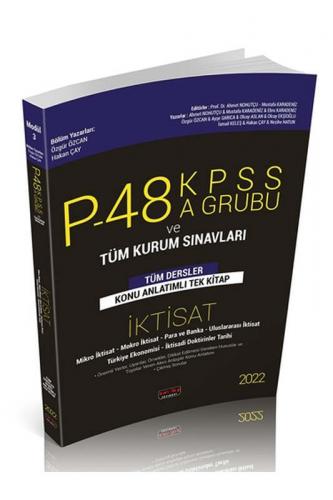Savaş Yayınları 2022 P48 KPSS A Grubu ve Tüm Kurum Sınavları İktisat K
