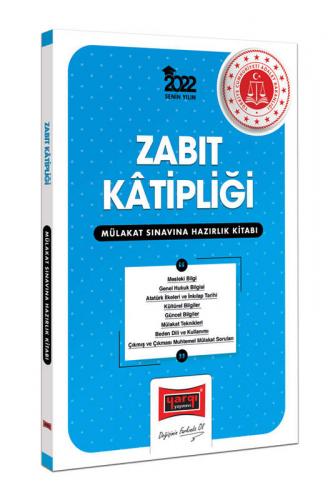 Yargı Yayınları 2022 Zabıt Kâtipliği Mülakat Sınavına Hazırlık Kitabı 
