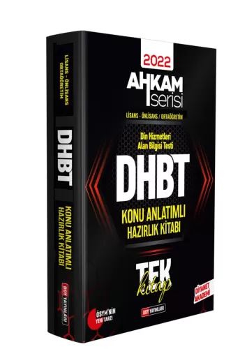 DDY Yayıları DHBT Ahkam Serisi Tüm Adaylar Konu Anlatımlı Hazırlık Kit