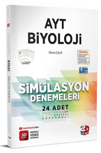 Kelepir 3D Yayınları AYT Biyoloji Simülasyon 24 Deneme