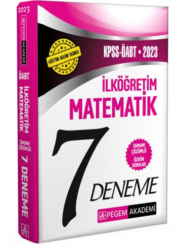 KELEPİR Pegem Yayınları 2023 ÖABT İlköğretim Matematik Öğretmenliği 7 Deneme