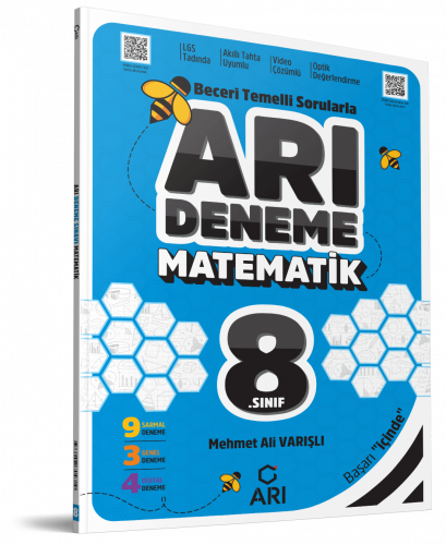 Arı Yayıncılık 8. Sınıf Matematik Deneme Mehmet Ali Varışlı