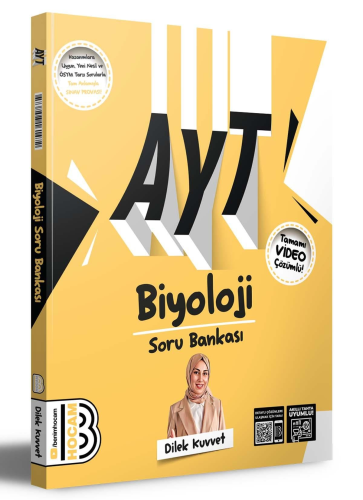 Benim Hocam Yayınları 2024 AYT Biyoloji Tamamı Video Çözümlü Soru Bankası