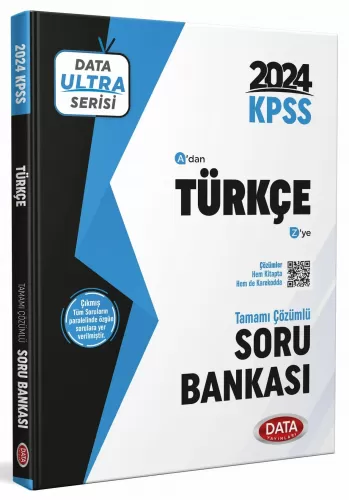 Data Yayınları 2024 KPSS Ultra Serisi Türkçe Soru Bankası Komisyon