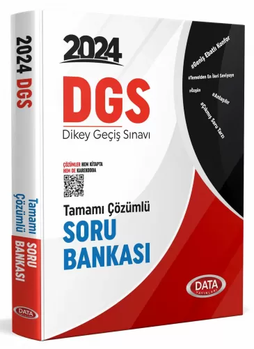 Data Yayınları 2024 DGS Tamamı Çözümlü Soru Bankası Komisyon