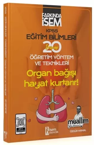 İsem Yayınları KPSS Eğitim Bilimleri Öğretim Yöntem ve Teknikleri Mual