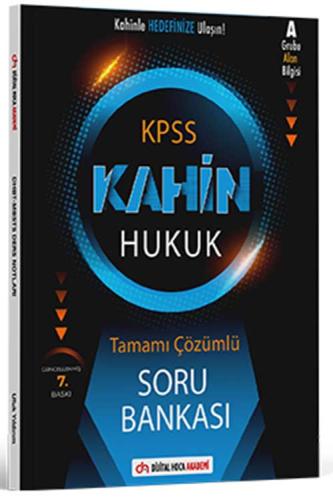 Dijital Hoca 2024 KPSS A Grubu Kahin HUKUK Tamamı Çözümlü Soru Bankası