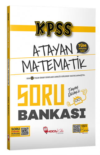 Hoca Kafası Yayınları KPSS Matematik Atayan Soru Bankası Çözümlü Komis