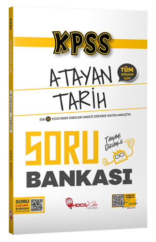 Hoca Kafası Yayınları KPSS Tarih Atayan Soru Bankası Çözümlü Komisyon