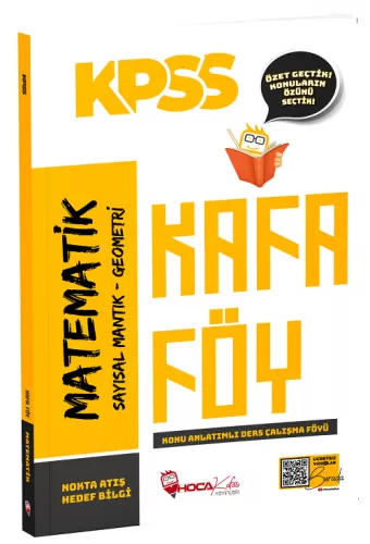 Hoca Kafası Yayınları KPSS Matematik Konu Anlatımlı Kafa Föy Komisyon