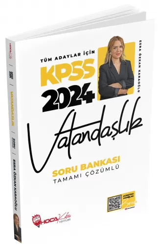 Hoca Kafası Yayınları 2024 KPSS Vatandaşlık Soru Bankası Çözümlü Esra 