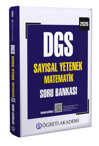 Öğreti Akademi 2026 DGS Sayısal Yetenek Matematik Soru Bankası Çözümlü