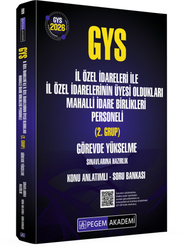 - Pegem Akademi - Pegem Yayınları 2026 GYS İl Özel İdareleri ile İl Öz