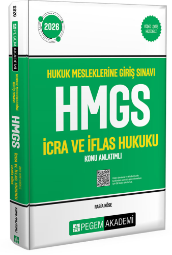 İcra ve İflas Hukuku - Pegem Yayınları 2026 HMGS İcra ve İflas Hukuku 
