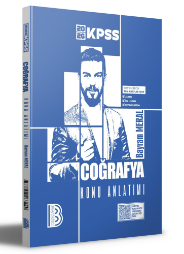 Benim Hocam Yayınları 2026 KPSS Coğrafya Konu Anlatımı