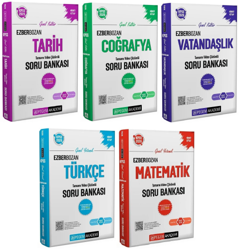 KPSS GY GK,Soru Bankası, - Pegem Sınav Kitapları - Pegem Yayyınları 20