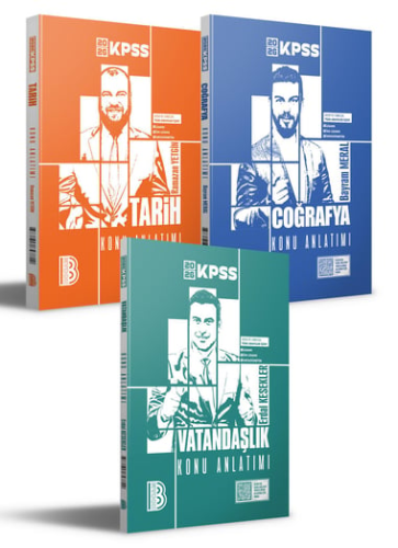 Benim Hocam Yayınları 2026 KPSS Tarih Coğrafya Vatandaşlık Konu Anlatımı 3'lü Set