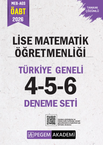 - Pegem Yayınları 2026 MEB AGS ÖABT Lise Matematik Öğretmenliği Tamamı