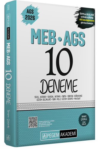 MEB-AGS Hazırlık,MEB-AGS Deneme Sınavları, - Pegem Sınav Kitapları - P