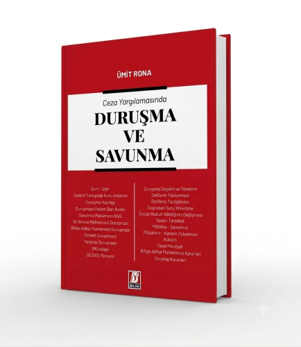 Ceza Muhakemesi Hukuku - Ceza Yargılamasında Duruşma ve Savunma - Ümit