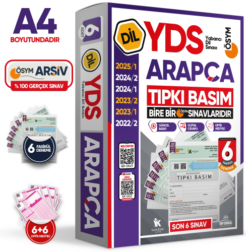 YDS Kitapları, - İnformal Yayınları - İnformal Yayınları 2026 YDS Arap