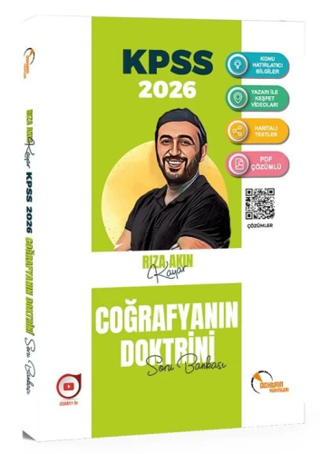 Doktrin Yayınları 2026 KPSS Coğrafyanın Doktrini Soru Bankası Çözümlü
