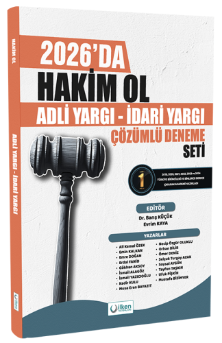 İlken Yayınları 2026 Adli İdari Yargı Hakim Ol 5 Deneme Çözümlü