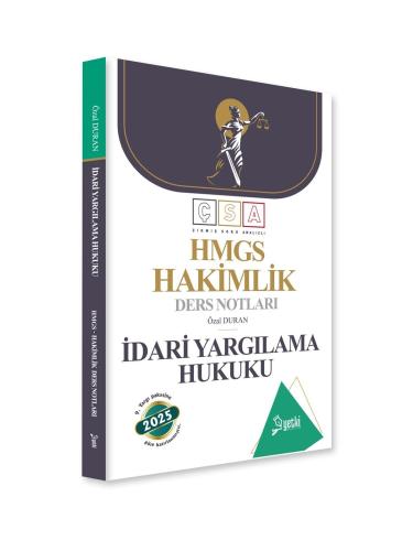 Yetki Yayınları 2025HMGS Hakimlik İdari Yargılama Hukuku Ders Notları