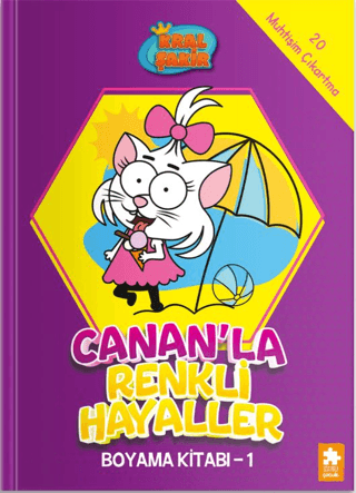 Kral Şakir - Canan’la Renkli Hayaller Boyama Kitabı- 1