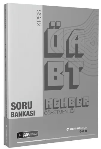 Uzman Kariyer Yayınları ÖABT Rehber Öğretmenliği Soru Bankası Çözümlü 